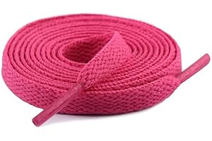 HQ-CLOUD Lacets Chaussures de Sport Plats et Larges 120 x 0.8 cm - Couleur Au choix