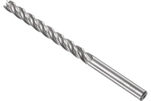 QUARKZMAN 8mm Square Näsa Fin Fräs x 1st Hög Hastighet Stål 4 Flöjt Fräsfräs För Bearbetning, [8mm Thang, 120mm Längd]