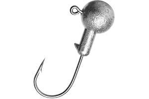 Trifyd® Fishing - Cabeza plomada para señuelo flexible, paquete de 50 piezas