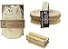 Hydrea Dry Skin Body Brush with Cactus Bristles Egyptian Loofah Exfoliating Glove & Nail Brush With Firm Cactus Bristles