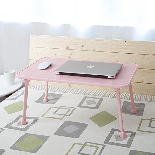Große Bett Tablett nnewvante Laptop Schreibtisch Schoß Schreibtisch faltbar tragbare stehend Outdoor Camping Tisch, Breakfast Lesung Tablett Halter für Couch Boden Studenten Young Farbe - 7
