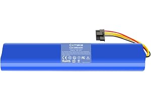 Exmate NI-MH 12 V 5 000 mAh ersättningsbatteri för Neato BotVac 70, 70e, 75, 80, 85 robotar, kompatibla batterimodeller 025-0