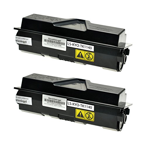 Logic-Seek Toner für Kyocera TK1140 1T02ML0NL0, je 7200 Seiten, schwarz