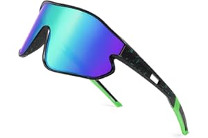 Hifot Gafas de Sol Niño Niñas Adolescentes Gafas Deportivas Gafas de Ciclismo Running Protección UV 400 Anti Viento Gafas Sol