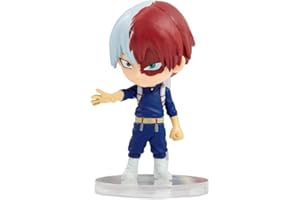 Chibi Masters My Hero Academia Shoto Todoroki Toy | 8cm Tall Shoto Todoroki Anime Figure In Action Pose | My Hero Academia Shoto Figure Collectible | Collectable My Hero Academia Merchandise