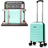 RAYKONG ABS Cabin Suitcase 40x30x20(24L)| Maximum Capacity | Carry-on Luggage with Detachable Wheels for Ryanair | Vueling |
