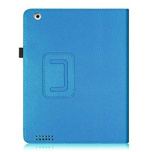 Fintie iPad 2 / 3 / 4 Hülle Case – Folio Slim Fit Kunstleder Schutzhülle Cover Tasche Etui mit Auto Schlaf / Wach Funktion für Apple iPad 2 / iPad 3 / iPad 4, Blau - 8