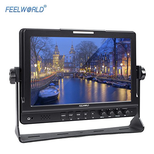 spécification Andoer Support écran LCD FEELWORLD FW1018S 10.1inch HD 1280x800 Moniteur vidéo IPS HDMI 3G-SDI YPbPr 178 ° Angle de vue avec U en forme pour Caméscope DSLR