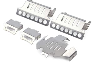 INJORA RC Schutzblech Unterfahrschutz Chassis Armor Skid Plate für 1:10 Crawler TRAXXAS TRX-4 TRX4