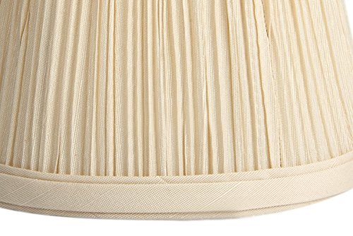 Splink 2pcs Lampenschirm Clip-On E12/E14 Organza Stoff Wandlampe Tischlampenschirm Beige Modern Stil 100*150*130mm - 4