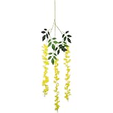 Nettenevime Yapay &Ccedil;i&ccedil;ek Sarkan 3 Dallı Akasya 90cm SARI