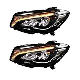 Abblendlicht [Doppellinsen-Projektor + Xenon-Lampe] ist mehr 3 mal heller als das Original, neues Trend-Projektor-Scheinwerfer-Design, bieten ein besseres Lichtmuster als herkömmliche Kristallscheinwerfer.