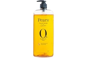 PEARS Pure & Gentle Body Wash, 750 ml, for Soft & Smooth Skin, with 98% Pure Glycerin & Natural Oils, 0% Parabens & Soap, Dermatologically Tested