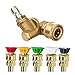Produktbild Altsommer Universal Power Hochdruckreiniger-Spritzdüse Spitzen Multi-Grad und Quick Connect Pivot Adapter Kupplung mit 5 Drehwinkeln, Seife und Spülen Jet Stream Tips Kit, 1/4 Zoll, 2,5 GPM, 8 Stück
