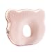 Produktbild Babykopfkissen Babykissen Kopfform Kopfkissen Baby Orthopädisches Kissen Memory Foam Kopfform gegen Plattkopf (Rosa)