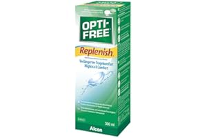 OPTI-FREE Opti Free Replenish środek do pielęgnacji soczewek kontaktowych, butelka pojedyncza, 1 x 300 ml