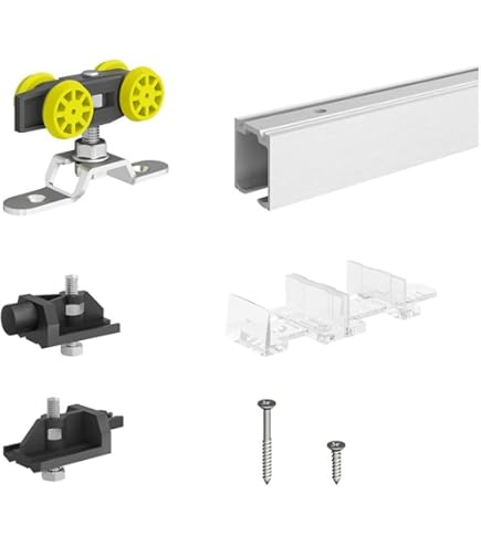 GEZE Perlan Schiebetürbeschlag 140N - Für Türen Bis 130cm Breite & 140kg