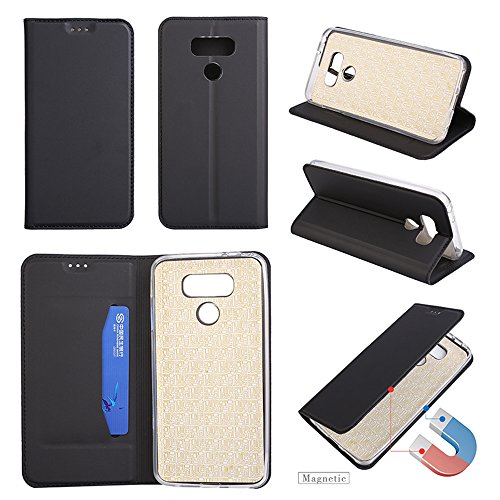 Funluna Funda LG G6, Carcasa Cartera Flip de Piel PU Libro Billetera con Función de Soporte y Ranuras de Tarjeta para LG G6