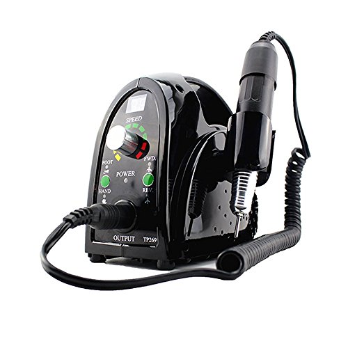 Signstek Electric Acrylics Nail Art Drill File Manicure Pedicure Grooming Kit Bits Professional Salon Manicure Pedicure Machine Kit