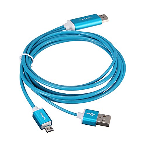 SODIAL (R) Aluminium 1080P MHL Mikro-USB zum HDMI Kabel-Adapter fuer Samsung S5 S4 Hinweis 2 3