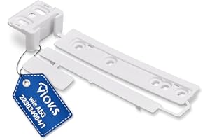 VIOKS Juego de montaje de puerta de repuesto para AEG 223034904/1 bisagra de remolque para frigorífico, puerta de arrastre, kit de montaje para frigorífico