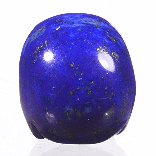 Mineralbiz 1.5 „Mini natürlichen Lapis Lazuli Edelstein geschnitzten Kristall Schädel, Schädel Carving, Kristall menschlichen Schädel Kopf Skulptur, heilende Reiki - 5
