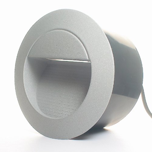 1-5er Sets RAYON rund LED Kalt-Weiß 230V IP65 Wandeinbauleuchte