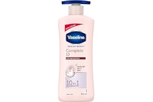 Vaseline Healthy Bright Complete 10 Body Lotion, Anti- Ageing Lotion With Vitamin B3, Aha, Pro-Retinol, 400 ml