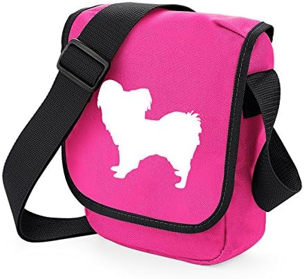 Papillon Dog Bag Reporter Bag Shoulder Bag Papillon Silhouette Papillon Dog Gift Choice of Colours