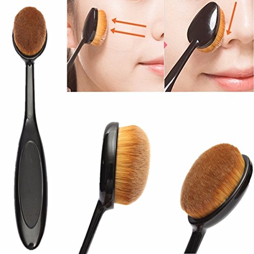 Grundlagen-Bürste, LuckyFine Make Up Brush Kosmetik Make-up Gesicht Powder Rouge Zahnbürste Kurve Schmink Bürste - 2