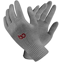 BO Unisex Reusable Washable Cotton Knitted Gloves Bundle (Grey, Free Size) Pack of 20