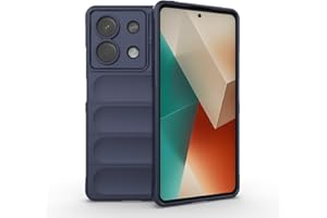 RankOne Airbag Funda de Silicona Líquida para Redmi Note 13 5G (6.67" Inches) - Azul Oscuro