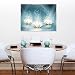 Produktbild DekoShop Glasbild Echtglas Glasfoto Wandbild Lilie AMDGT10224G5 G5 (80cm. x 60cm.) Real Glass Picture Print | Abstraktion Blau Lilie Kunst Design