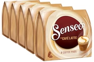 Senseo Typ Café Latte 8 Doppelkammmerpads , 5er Pack (5 x 94 g Beutel)
