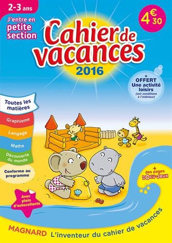 Download Cahier de vacances J'entre en PS Download Cahier de vacances J'entre en PS