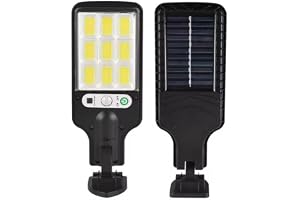 Aootek 180W Led Solar Street Light Outdoor,10000LM IP65 Waterproof Solar Security Flood Lights Outdoor Motion Sensor, Wired S