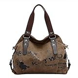 Die Fashion Canvas Umhängetasche Handtasche ist ein treuer Begleiter im Beruf, Studium und Freizeit für Damen.