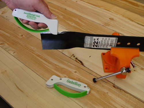 Accusharp Gardensharp Messer- und Werkzeugschärfer, Grün / Weiß - 4