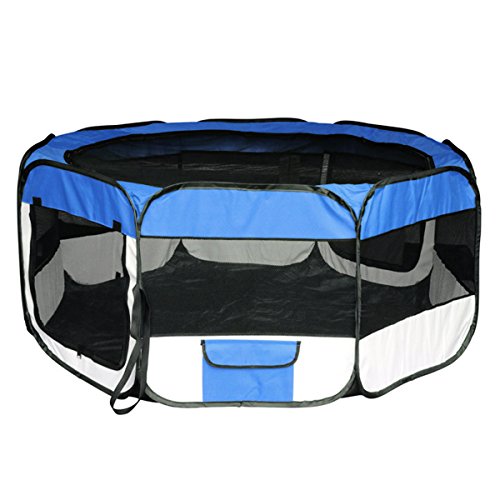 Large-Portable-Fabric-Pet-Play-Pen-in-Blue-Pisces