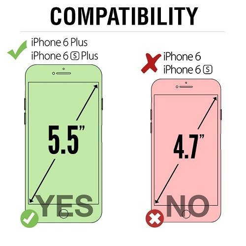 JIAXIUFEN tel  fono caso cubrir volver piel protectora Shell Carcasas Funda para iPhone 6 Plus iPhone 6S Plus - Henna Series Apple Butterfly Girl