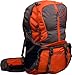 Gleam 2209 Climate Proof Rucksack / Hiking / trekking bag / Backpack 60 Ltrs Orange & Grey with Laptop Sleeve & Rain Cover RS.1799.00