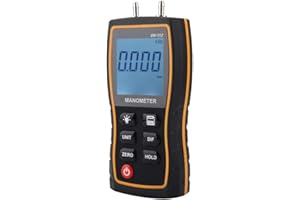 SEAFRONT Manometro Differenziale Digitale Alta Precisione SW512, Misuratore Pressione Differenziale con Display LCD per HVAC, Riscaldamento, Ventilazione, Condizionamento Aria