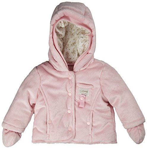 Kanz Baby Girls Babyjäckchen m. Kapuze 1/1 Arm 0003517 Hooded Long Sleeve Jacket, Pink (ballerina Rose 2096), 6-12 months (Manufacturer size: 80)