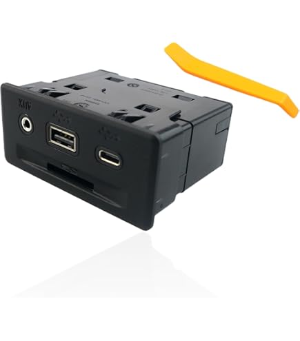Dasbecan Center Console Auxiliary USB Receptacle