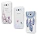 Produktbild 3 x Hülle für J5 2016 ZPTONE Case TPU Softcase Silikon Back Cover Tasche Schutzhülle Anti-Scratch Telefon-Kasten Handyhülle Handycover Bumper Protective Hülle für Samsung Galaxy J5 2016 Schmetterling Blumen Fahrrad Turm Feder