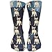 Produktbild French Bulldog Lovely Unisex Novelty Crew Socks Ankle Dress Socks Fits Shoe Size 6-10