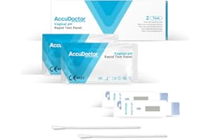 ACCUDOCTOR CHECK TEST 5x Accudoctor Test PH Vaginale auto test auto test test pH Féminin 5 Bandalettes Test de santé flore vaginale test mycose vaginose stripes mycose vaginose ovule