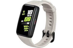 HONOR Band 6 Fitness Armband, 1,47'' AMOLED Display, Tracker mit Pulsuhr, Herzfrequenz- und SpO2-Überwachung, 2 Wochen Akkulaufzeit, 5ATM, Schrittzähler, Sandstone Grey