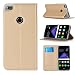 Produktbild Huawei P8 Lite 2017 Hülle ,Lively Life Hochwertige Leder Schutzhülle Huawei Nova Lite Bookstyle Flip Tasche für Huawei P8 Lite 2017 Handyhüllen(Blau)