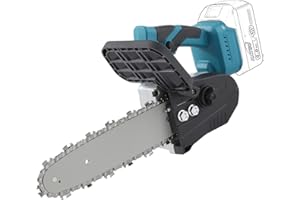 KATSU TOOLS Katsu FIT-BAT akumulatorowa piła łańcuchowa 21 V, bezszczotkowa, 750 W, 10", bezszczotkowa, elektryczna piła łańcuchowa do cięcia drewna, przycinania, prac ogrodowych, bez akumulatora lub ładowarki